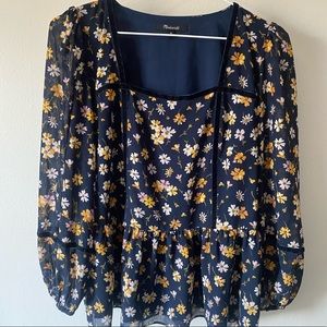 Madewell floral top